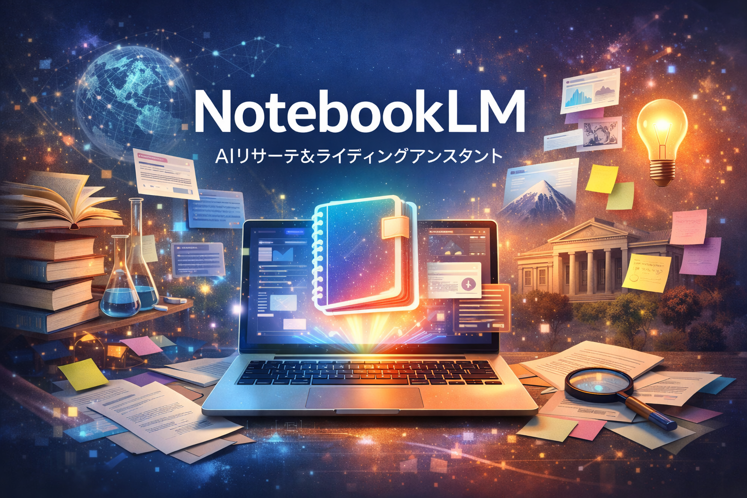 NotebookLMとは？要約・質問応答・
Bot作成まで、できることを徹底紹介